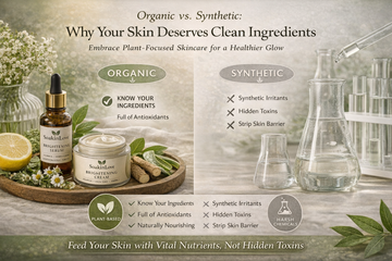 Organic vs. Synthetic: Why Your Skin Deserves Clean Ingredients