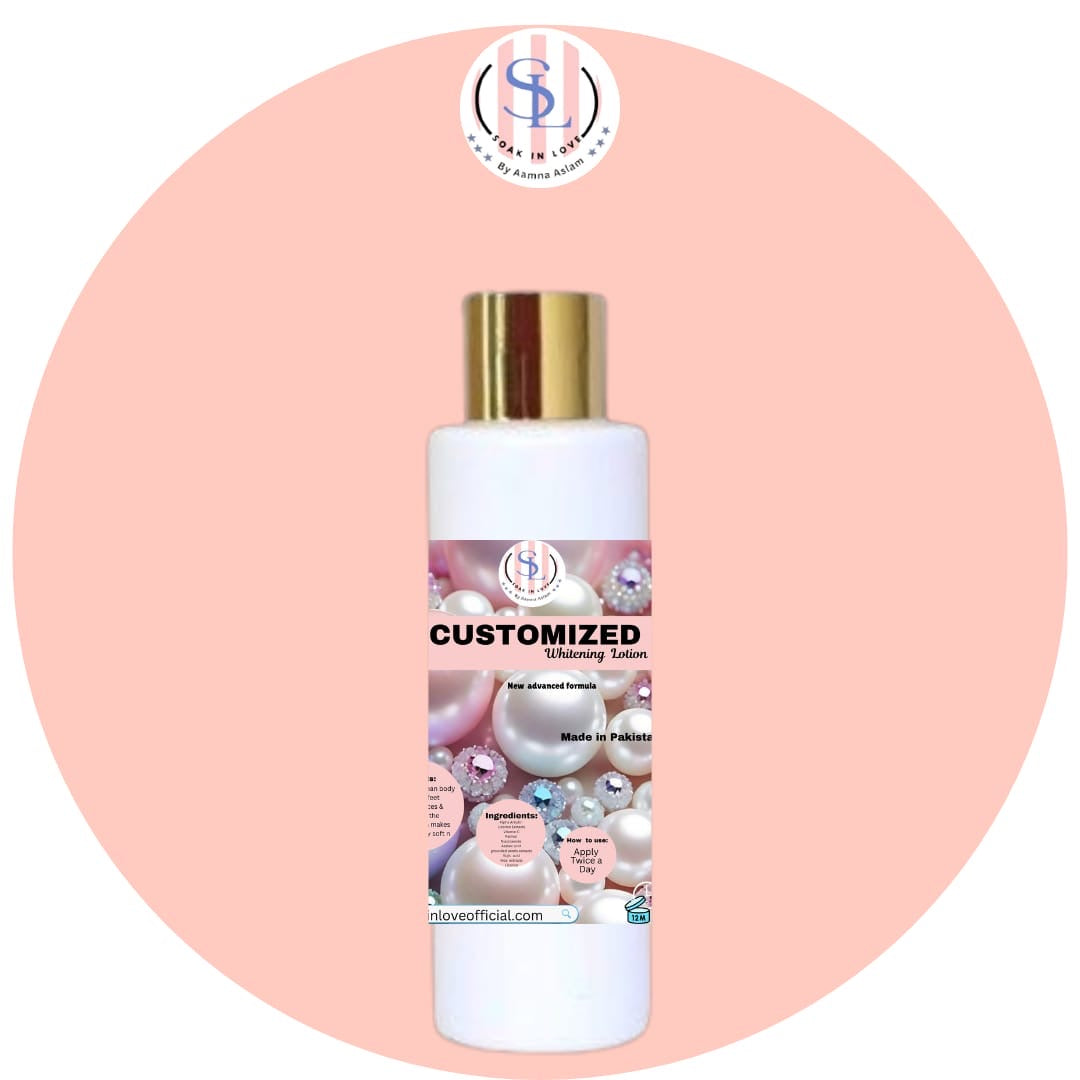 Customized Whitening Lotion