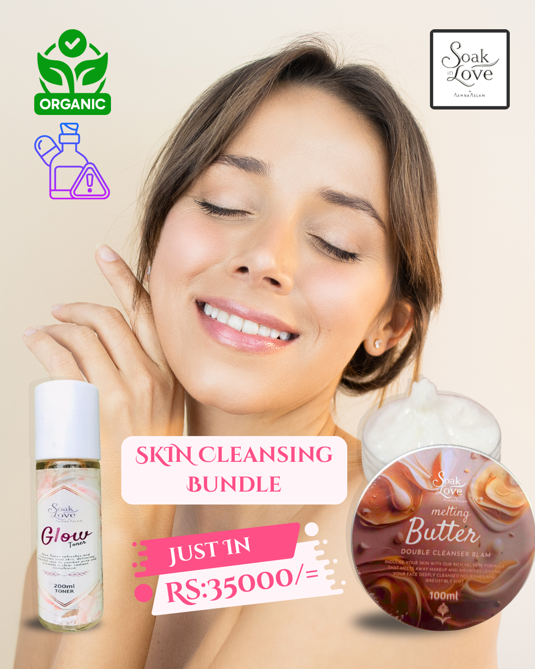 Melting Butter & Glow Toner Cleansing Bundle