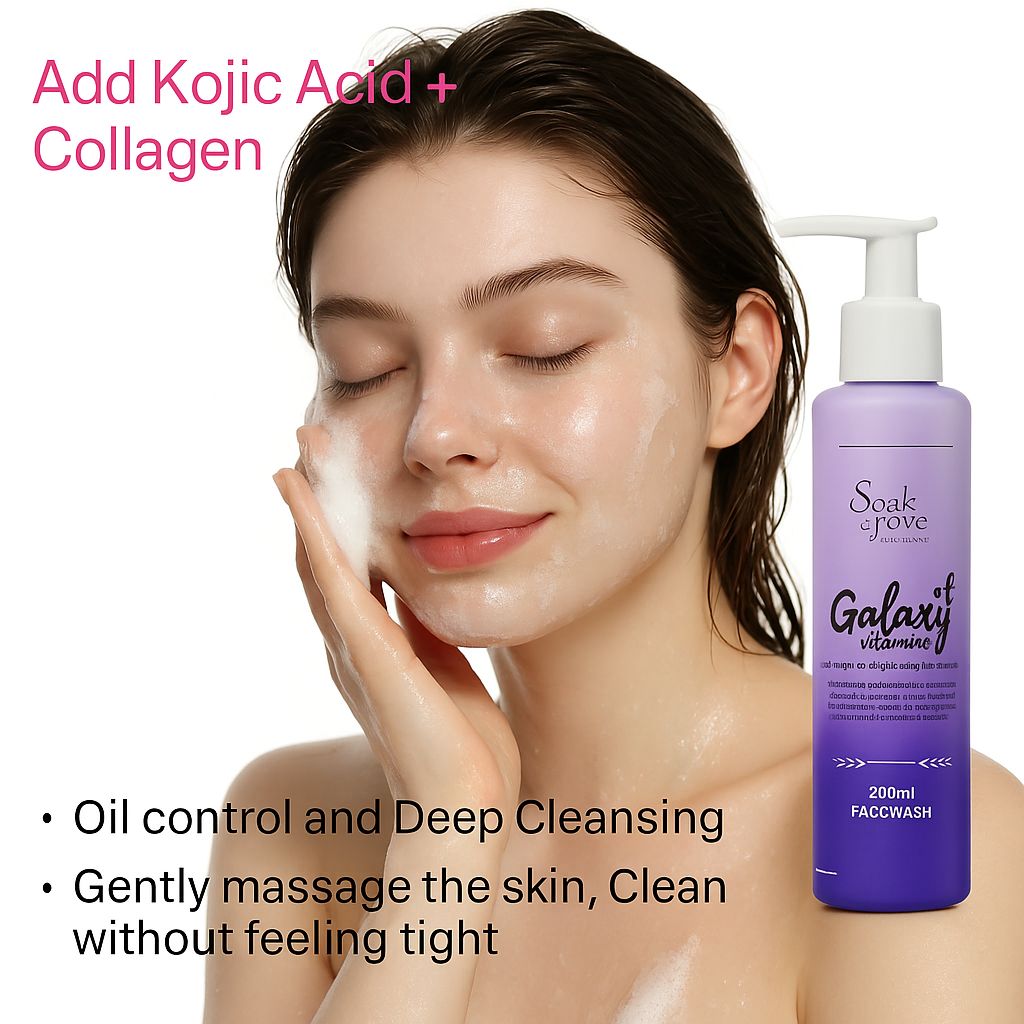 Galaxy of Vitamins Anti-Aging Brightening Face Wash