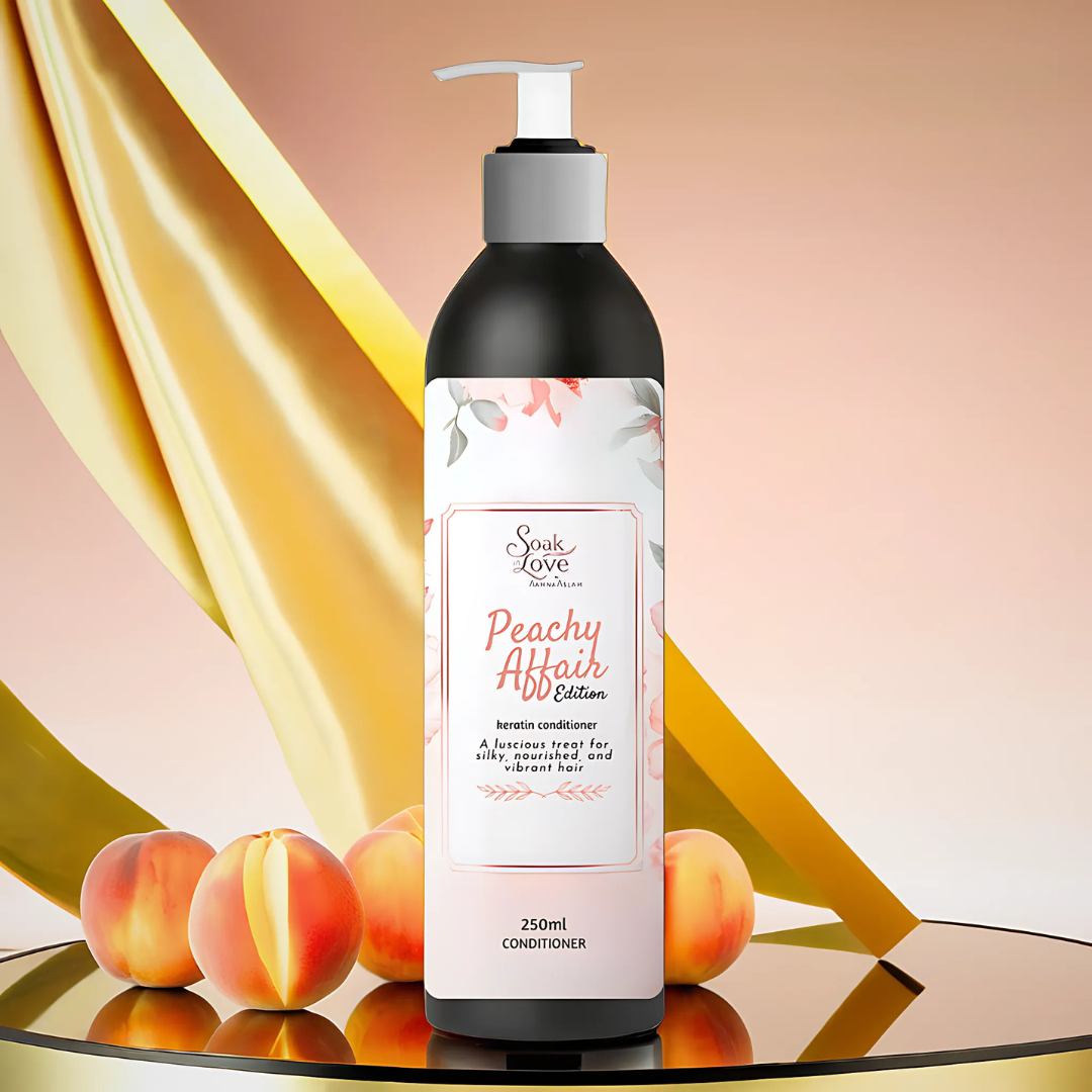 Peachy Affair Keratin Conditioner, Best Hair Conditioner, second bottle by Soak In Love