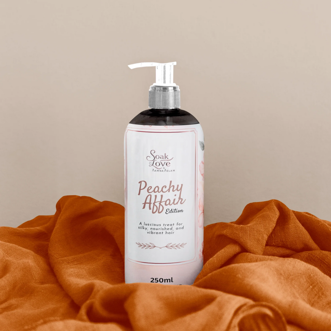 Peachy Affair Keratin Conditioner Best Hair Conditioner bottle by Soak In Love