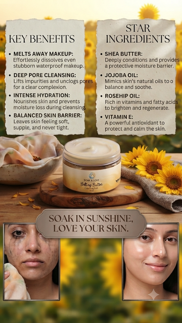 Melting Butter (Double Cleanse Balm) by Soak In Love – product image 3