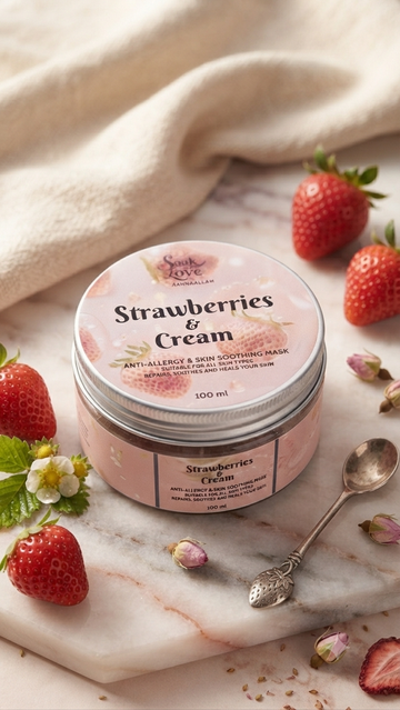 Strawberries n Cream (skin healing mask)