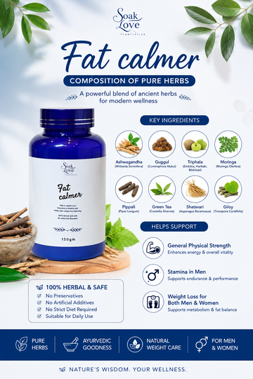 Fat Calmer – Herbal Blend for Weight Management, Strength & Stamina by Soak In Love – product image 3