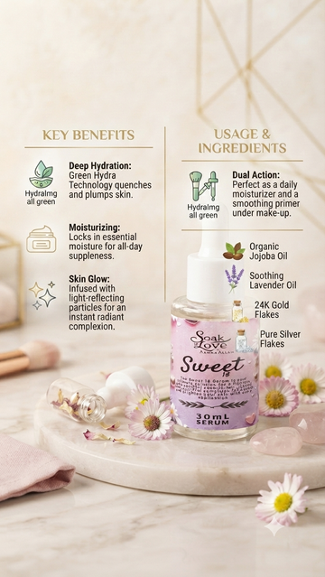 Sweet 16 Serum (Hydrating & Glow) by Soak In Love – product image 7