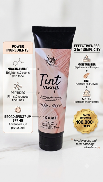 Tint Me Up – Organic BB Cream Pakistan + SPF 45 Moisturiser