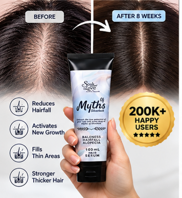 Myths of Silverlock hair regrowth and anti-hair fall serum by Soak In Love – image 15