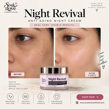 Night Revival Cream – Best Organic Night Cream in Pakistan by Soak In Love – product image 5