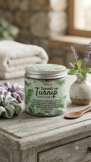 Turned up Turnip (acne scars mask)