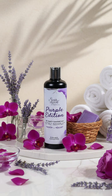 Purple Edition Shampoo | Dyed & Treated Hair  sulphate n paraben free