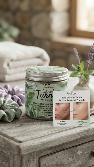 Turned up Turnip (acne scars mask)