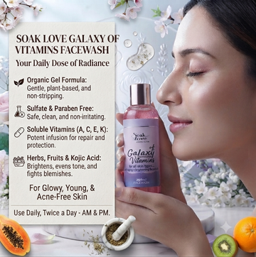 Galaxy of Vitamins Anti-Aging Brightening Face Wash