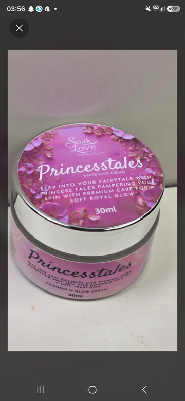 Princess Tales organic fairness cream
